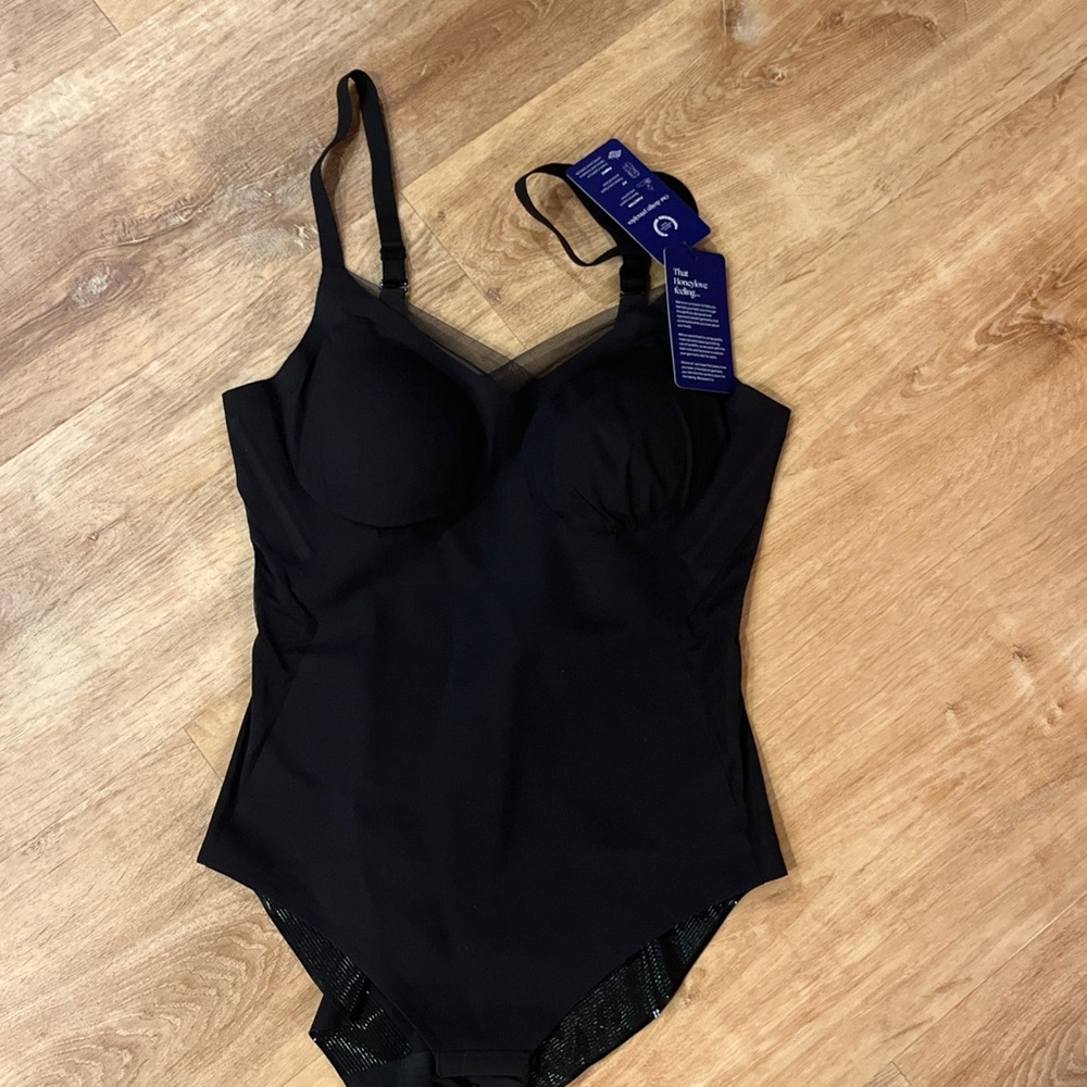 HoneyLove Crossover Cami Bodysuit NWT Large